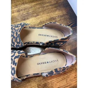 Lucky Brand Leopard Print‎ Side Cutout Ankle Boots Size 10 thumbnail 6