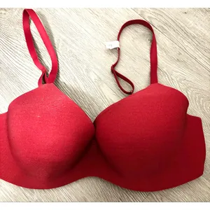 Women's Victoria's Secret Red Shimmer Smooth Bra 34B thumbnail 6