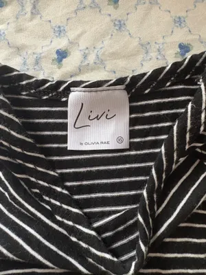 Striped tank top Black Size XS thumbnail 2
