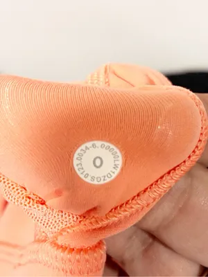 Lululemon Align Tank Top Orange Ribbed Athletic V Neck Size 0 thumbnail 4
