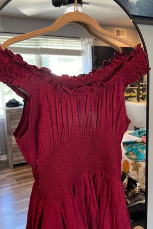 Maroon Dress thumbnail 3