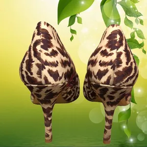 Nine West beautiful animal/floral heels thumbnail 6