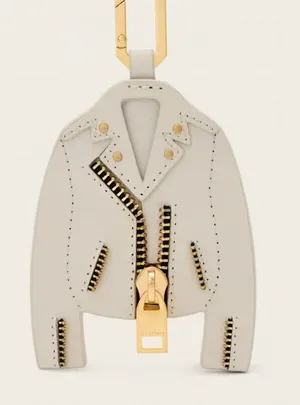 All saints leather jacket Keyring thumbnail 1