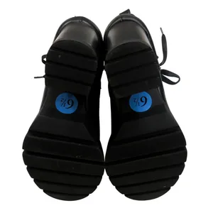 Sincerely Jules Racer Black Lace Up Combat Boots Chunky Heel Ankle Booties 6.5 thumbnail 6