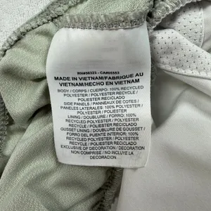 Nike Tempo Dri-FIT Running Shorts Women’s Large White Gray Lined Athletic thumbnail 4