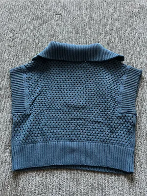 She + Sky collared drop shoulder sweater size small NWT thumbnail 6