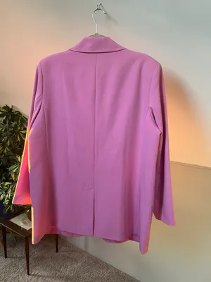 ASOS ONLY  Oversized Pink Blazer thumbnail 5