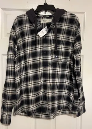 Hollister Top Long Sleeve Black men thumbnail 1