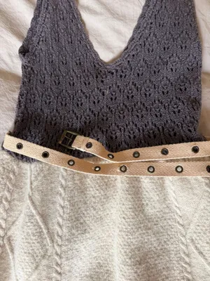 Free People Knit and Wool Mini Dress thumbnail 2