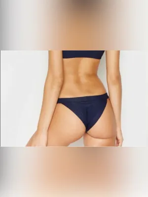 Frankies Bikinis Ribbed Bikini Bottoms Medium thumbnail 3