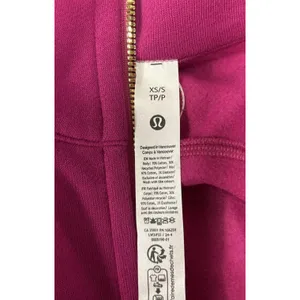Lululemon Scuba Oversized Funnel Neck Half Zip XS/S Ripened Raspberry Gold NWT thumbnail 8