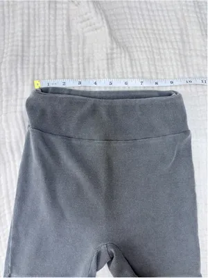 Women's Bijou Ribbed Bike Shorts Grey Size M thumbnail 5