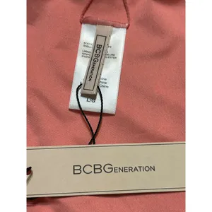 BCBGeneration Bikini Bottom Reversible Peach Black Panther Bathing Suit Sz L NWT thumbnail 6