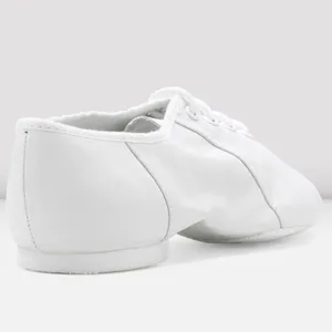 BLOCH Ladies Jazzsoft Leather Jazz Shoes in White, Size 5​​​​​​​ thumbnail 4