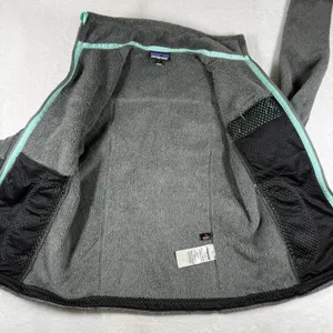 Patagonia Womens Re-Tool Snap-T Full Zip Fleece Jacket Grey Green 25477 Small thumbnail 9