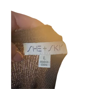 She + Sky Brown Button Henley Knit Top thumbnail 5