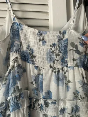 Mi Ami Francesca's blue floral dress thumbnail 4