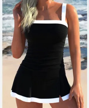 Patchwork Black Tankini Set Size M thumbnail 2