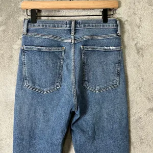 AGOLDE‎ Nico High Rise Slim Shorline Distressed Crop Jeans 26 Classic Minimalist thumbnail 5