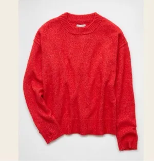 Ae Whoa So Soft Valentine'S Day Crew Neck Sweater! thumbnail 1