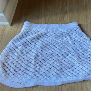 Meshki White Crochet Circle Skirt thumbnail 4