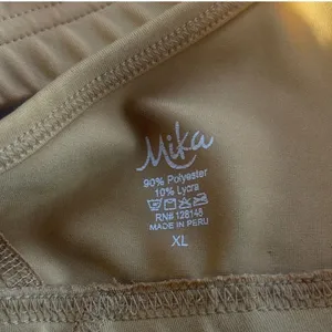 NWOT Mika Yoga Wear Orange Tan Mirabelle Yoga Sports Bra Size XL thumbnail 5