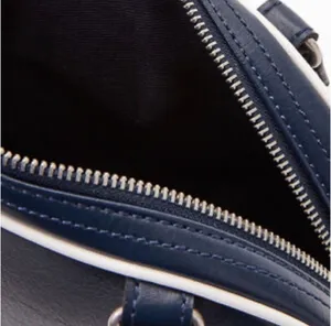 Pacsun Brandy Melville John Galt Navy Blue Top Handle Purse Bowling Bag Tote thumbnail 4