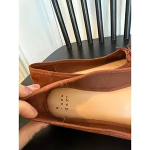 A New Day espresso brown Jackie faux suede flats size 6 thumbnail 7