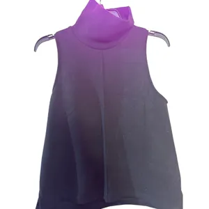 Brand New OGL Women's Size M Gray FuzzLuxe Turtle Neck Split Hem Top thumbnail 3
