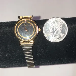 Acqua Gold Tone and Silver Tone Watch thumbnail 3