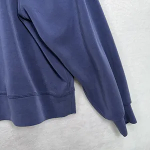 Lululemon XL Perfectly Oversized Cropped Crew Softstreme Night Sea Sweatshirt thumbnail 5