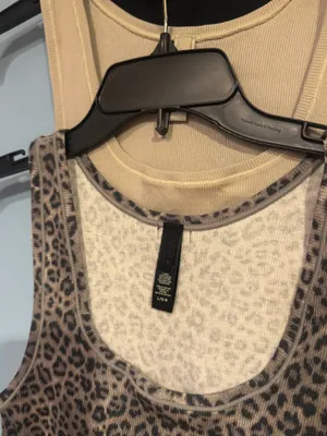 SKIMS Cotton Tank Snow Leopard  thumbnail 3