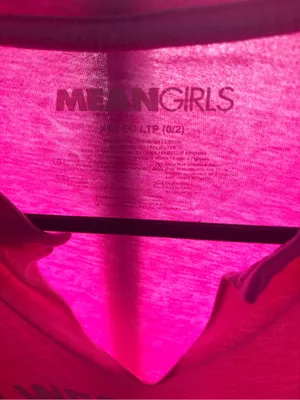 Dream Girls Pink 'On Wednesdays We Wear Pink' Crop Top thumbnail 4