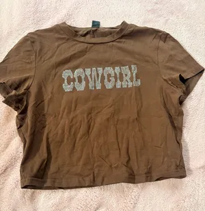 Shein ‘Cowgirl’ baby tee thumbnail 1