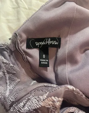 Speechless Purple hoco dress thumbnail 3