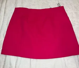 ZARA hot pink mini skirt thumbnail 2