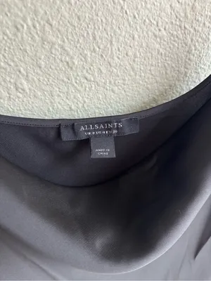 Sleek Black Slip Midi Dress thumbnail 4
