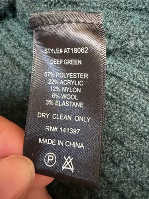 Astr The Label Asymmetrical Foldover One Shoulder Sweater Green Medium $70 thumbnail 11