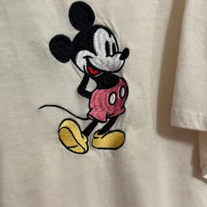 Disney Cream and Black Mickey Mouse Tee thumbnail 5