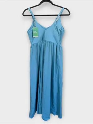 Size M Halara Adjustable Strap Quick Dry Midi Dress Stone Blue thumbnail 2