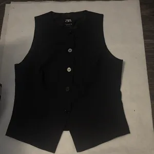 Zara Black Label Buttondown Vest M Academia Menswear Look Corporate Siren Preppy thumbnail 6