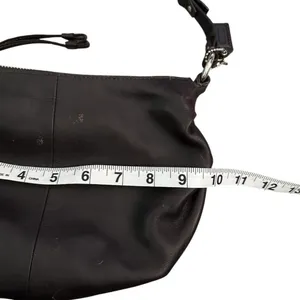 Coach Vintage Black/Brown Leather Mini Shoulder Bag thumbnail 13