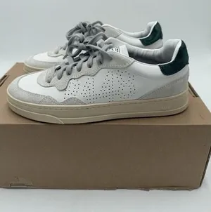 P448 Bali White Green Womens Size 37 Us 6.5-7 Nwb No Lid thumbnail 1