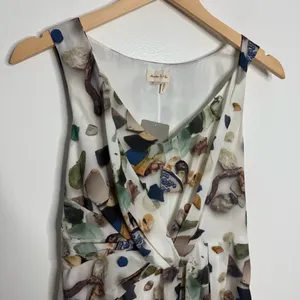 NWT Anthropologie Meadow & Rue Beach Treasures Dress Beachy Flowy‎ Preppy Size 2 thumbnail 3