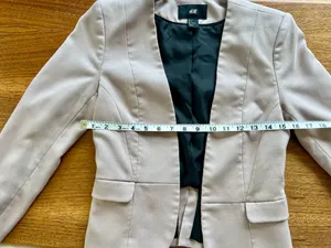 H&M Dusty Pink Blazer thumbnail 3