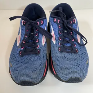 Brooks Ghost 15 Women’s Running Sneakers Blue Peacoat Pink US 9.5 thumbnail 3