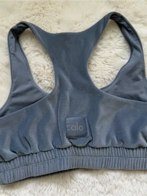 Alo Yoga Velour Set Racerback Bra XS & Lounge Pants XXS thumbnail 3