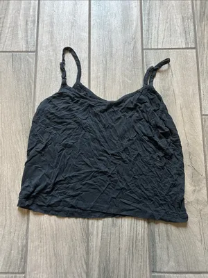Free People Black Spaghetti Strap Cami thumbnail 3