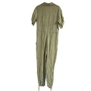 Anthropologie Tiny Heidi Green Utility Jumpsuit Short Sleeve Drawstring NWT S thumbnail 6