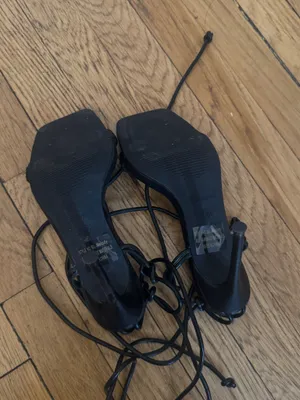 Black strappy heels Size 6.5 thumbnail 3